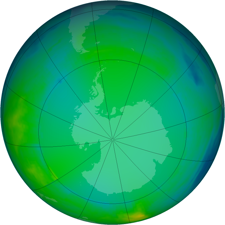 Ozone Map 1982-07-03